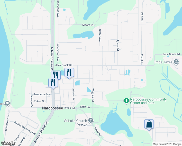 map of restaurants, bars, coffee shops, grocery stores, and more near 5175 Appenine Loop East in St. Cloud