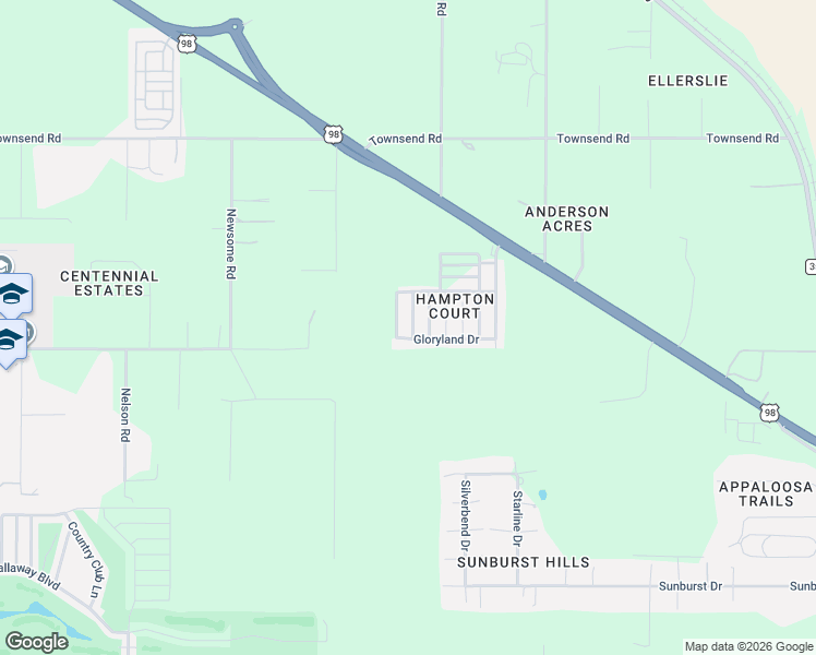 map of restaurants, bars, coffee shops, grocery stores, and more near 10018 Equity Avenue in Dade City