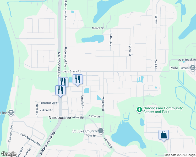 map of restaurants, bars, coffee shops, grocery stores, and more near 5175 Appenine Loop East in St. Cloud