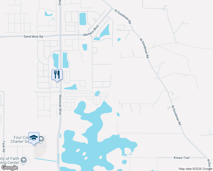 map of restaurants, bars, coffee shops, grocery stores, and more near 8888 Bengal Court in Kissimmee