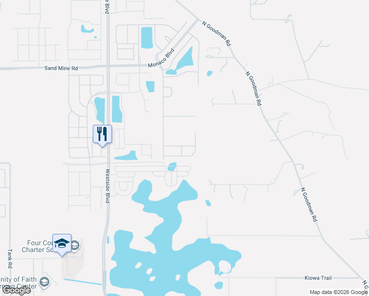map of restaurants, bars, coffee shops, grocery stores, and more near 8888 Bengal Court in Kissimmee