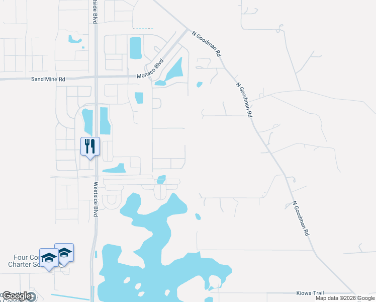 map of restaurants, bars, coffee shops, grocery stores, and more near 8816 Bengal Court in Kissimmee