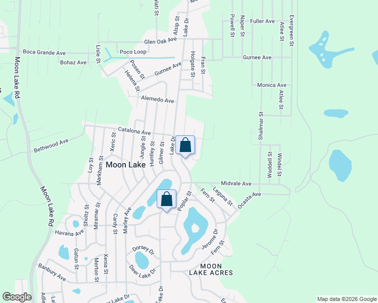 map of restaurants, bars, coffee shops, grocery stores, and more near 10131 Field Street in New Port Richey