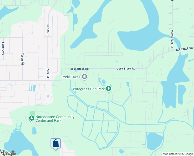 map of restaurants, bars, coffee shops, grocery stores, and more near 5580 Jack Brack Road in St. Cloud