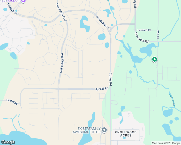 map of restaurants, bars, coffee shops, grocery stores, and more near 32249 Tyndall Road in Wesley Chapel