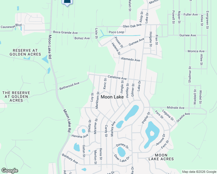 map of restaurants, bars, coffee shops, grocery stores, and more near 10141 Burton Street in New Port Richey