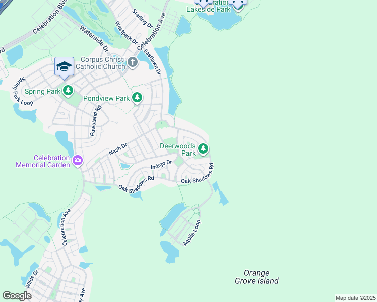 map of restaurants, bars, coffee shops, grocery stores, and more near 826 Morning Glory Lane in Kissimmee