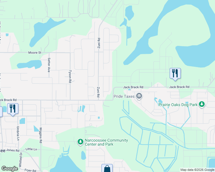 map of restaurants, bars, coffee shops, grocery stores, and more near 5437 Marylebone Drive in St. Cloud