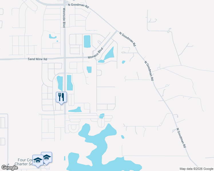 map of restaurants, bars, coffee shops, grocery stores, and more near 8838 Geneve Court in Kissimmee
