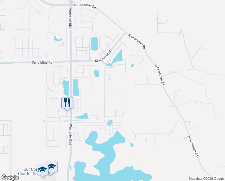 map of restaurants, bars, coffee shops, grocery stores, and more near 8838 Geneve Court in Kissimmee