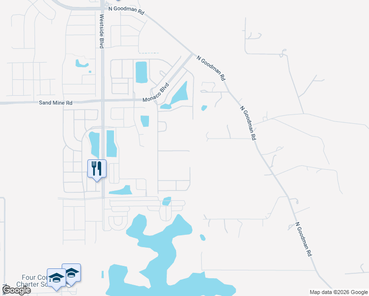 map of restaurants, bars, coffee shops, grocery stores, and more near 8838 Geneve Court in Kissimmee