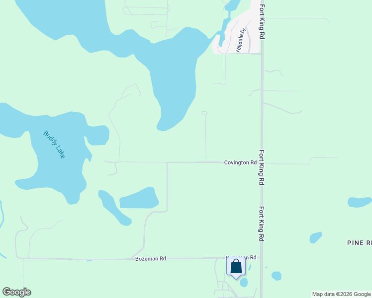 map of restaurants, bars, coffee shops, grocery stores, and more near 10453 Walters Road in Dade City