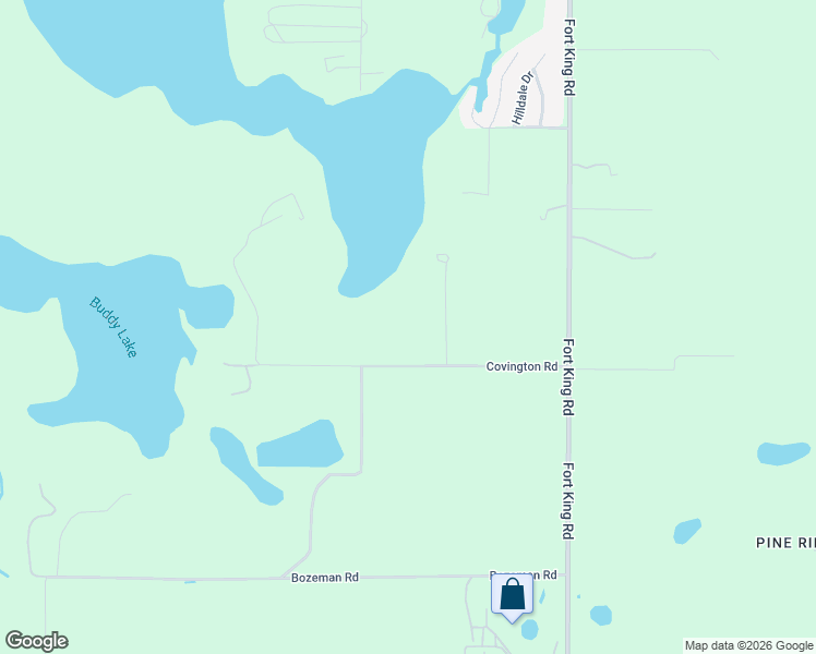 map of restaurants, bars, coffee shops, grocery stores, and more near 10453 Walters Road in Dade City