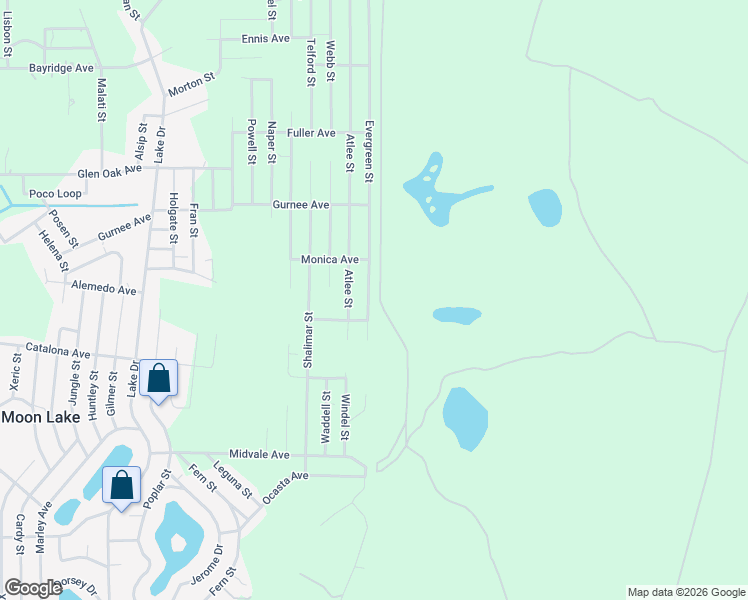 map of restaurants, bars, coffee shops, grocery stores, and more near 10332 Evergreen Street in New Port Richey