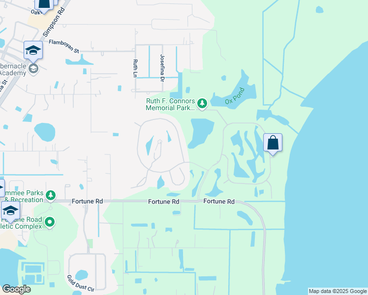 map of restaurants, bars, coffee shops, grocery stores, and more near 2791 Kissimmee Bay Circle in Kissimmee