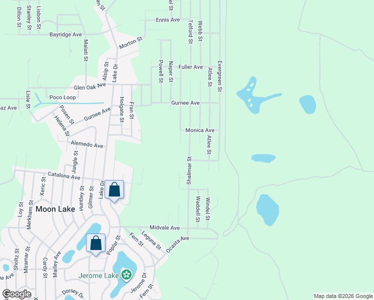 map of restaurants, bars, coffee shops, grocery stores, and more near 10401 Shalimar Street in New Port Richey