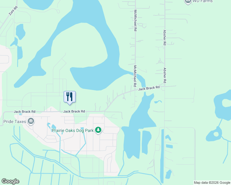 map of restaurants, bars, coffee shops, grocery stores, and more near 5859 Jack Brack Road in St. Cloud