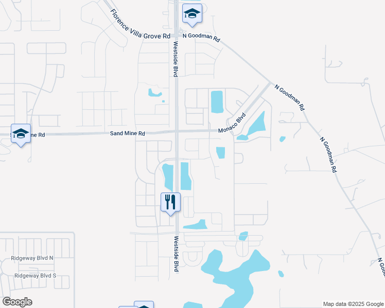 map of restaurants, bars, coffee shops, grocery stores, and more near 8914 Caroline Bay Court in Kissimmee