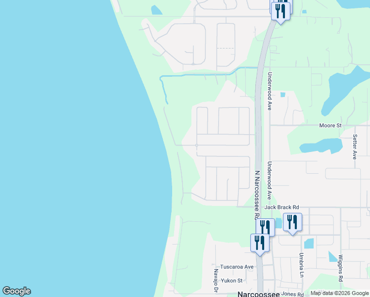 map of restaurants, bars, coffee shops, grocery stores, and more near 4950 Lazy Oaks Way in St. Cloud