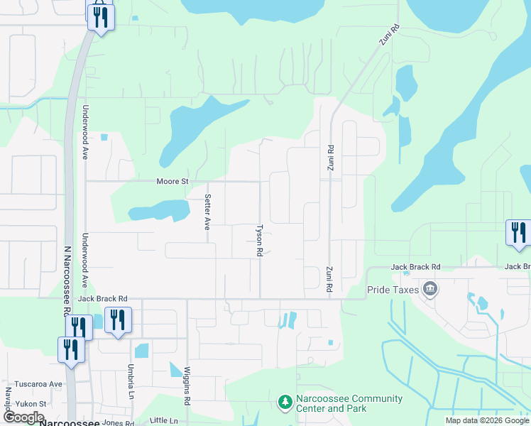 map of restaurants, bars, coffee shops, grocery stores, and more near 5322 Pavia Drive in St. Cloud