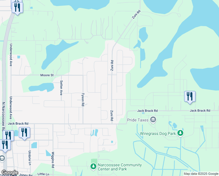 map of restaurants, bars, coffee shops, grocery stores, and more near 5382 Carrara Court in St. Cloud