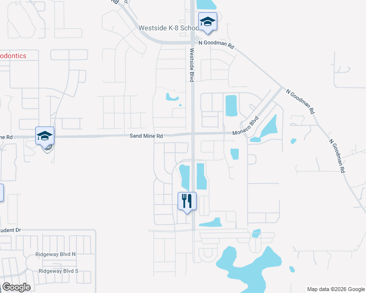 map of restaurants, bars, coffee shops, grocery stores, and more near 9034 Sunshine Ridge Loop in Kissimmee