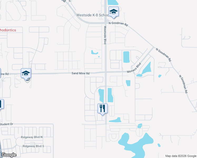 map of restaurants, bars, coffee shops, grocery stores, and more near 9034 Sunshine Ridge Loop in Kissimmee