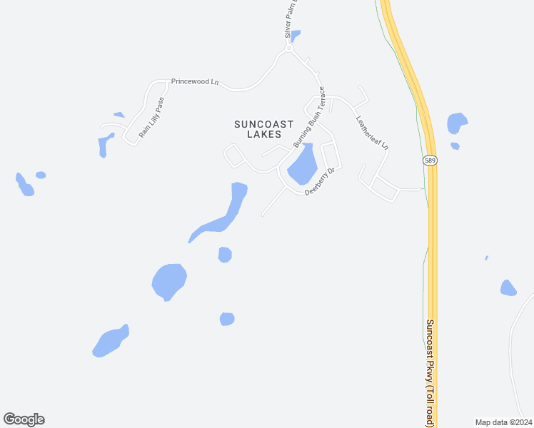 map of restaurants, bars, coffee shops, grocery stores, and more near 10448 Sky Flower Court in Pasco County