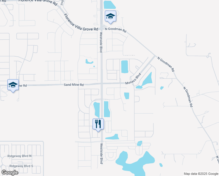 map of restaurants, bars, coffee shops, grocery stores, and more near 9021 Sunshine Ridge Loop in Kissimmee