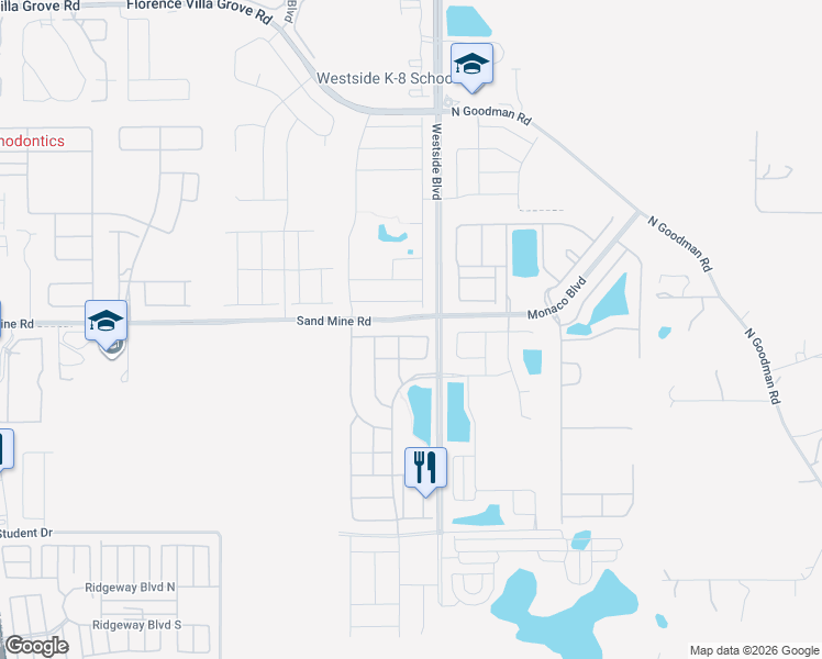 map of restaurants, bars, coffee shops, grocery stores, and more near 9034 Sunshine Ridge Loop in Kissimmee