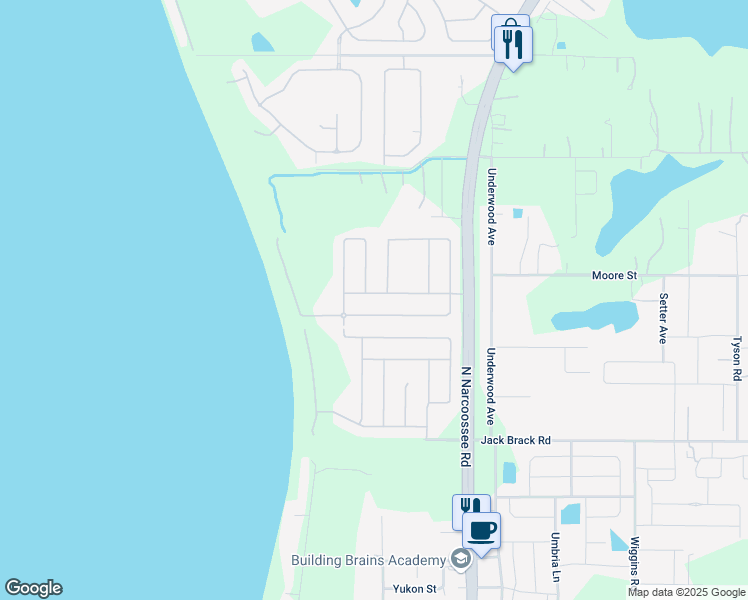 map of restaurants, bars, coffee shops, grocery stores, and more near 4931 Lazy Oaks Way in St. Cloud