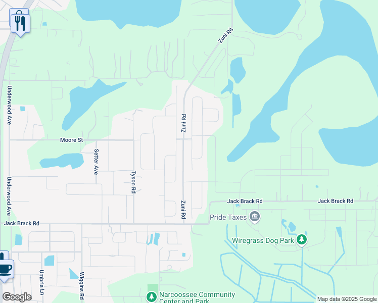 map of restaurants, bars, coffee shops, grocery stores, and more near 5382 Carrara Court in St. Cloud