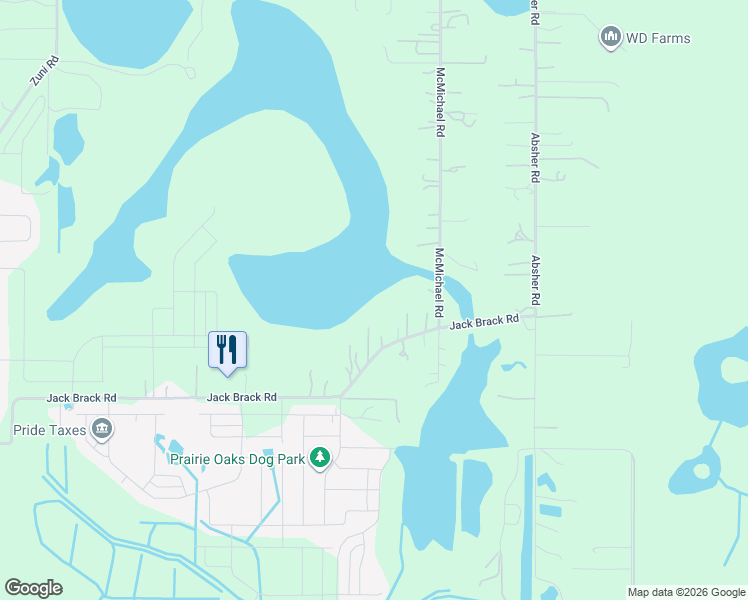 map of restaurants, bars, coffee shops, grocery stores, and more near 5859 Jack Brack Road in Saint Cloud