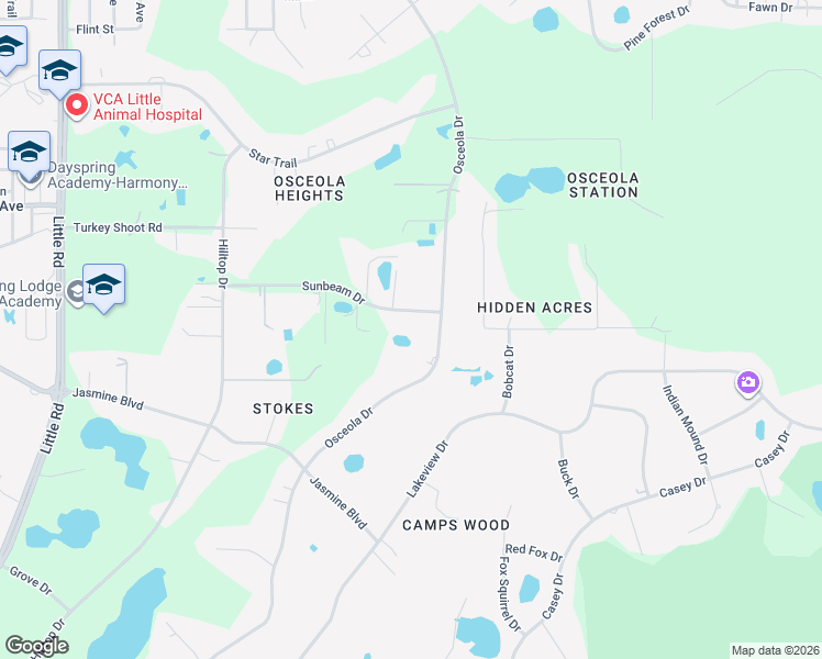 map of restaurants, bars, coffee shops, grocery stores, and more near 9750 Sunbeam Drive in New Port Richey
