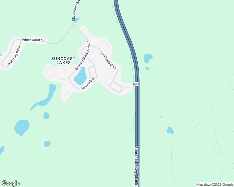 map of restaurants, bars, coffee shops, grocery stores, and more near 15838 Cedar Elm Terrace in Land O' Lakes