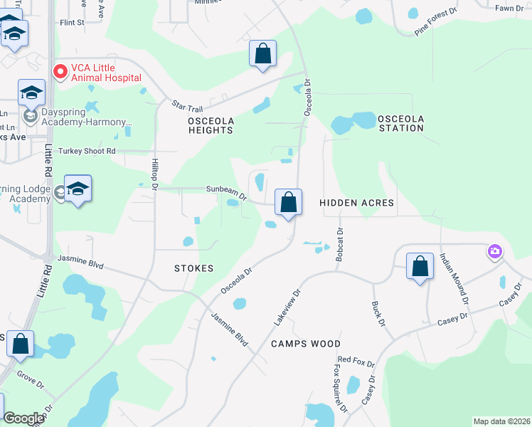 map of restaurants, bars, coffee shops, grocery stores, and more near 9750 Sunbeam Drive in New Port Richey