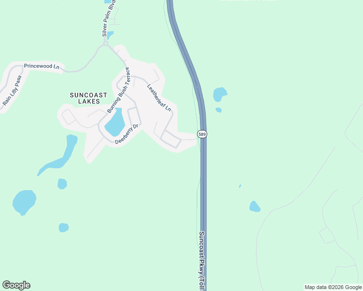 map of restaurants, bars, coffee shops, grocery stores, and more near 15854 Pond Rush Court in Land O' Lakes