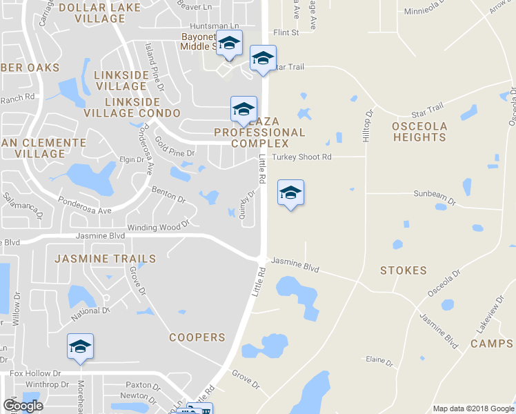 map of restaurants, bars, coffee shops, grocery stores, and more near 10544 Tapestry Drive in Port Richey