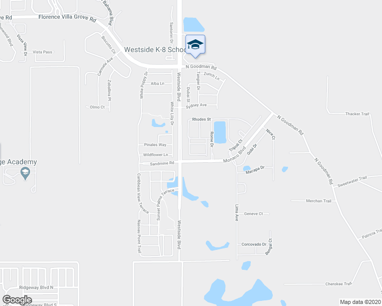 map of restaurants, bars, coffee shops, grocery stores, and more near 1965 Majorca Drive in Kissimmee