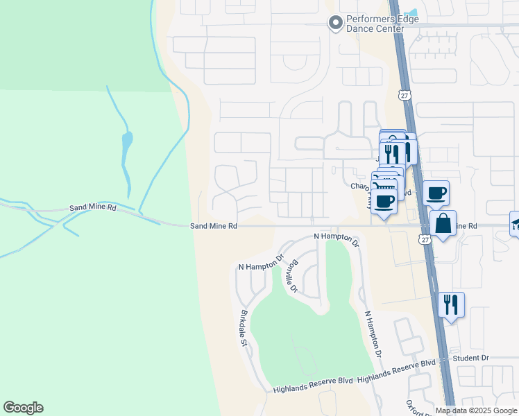 map of restaurants, bars, coffee shops, grocery stores, and more near 243 Coco Plum Drive in Davenport