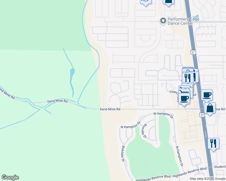 map of restaurants, bars, coffee shops, grocery stores, and more near 432 Orchid Drive in Davenport