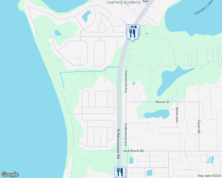 map of restaurants, bars, coffee shops, grocery stores, and more near 1923 Lazy Oaks Loop in Saint Cloud