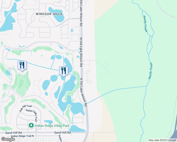 map of restaurants, bars, coffee shops, grocery stores, and more near Atlantis Way in Four Corners