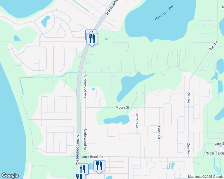 map of restaurants, bars, coffee shops, grocery stores, and more near 2315 Avellino Avenue in Saint Cloud