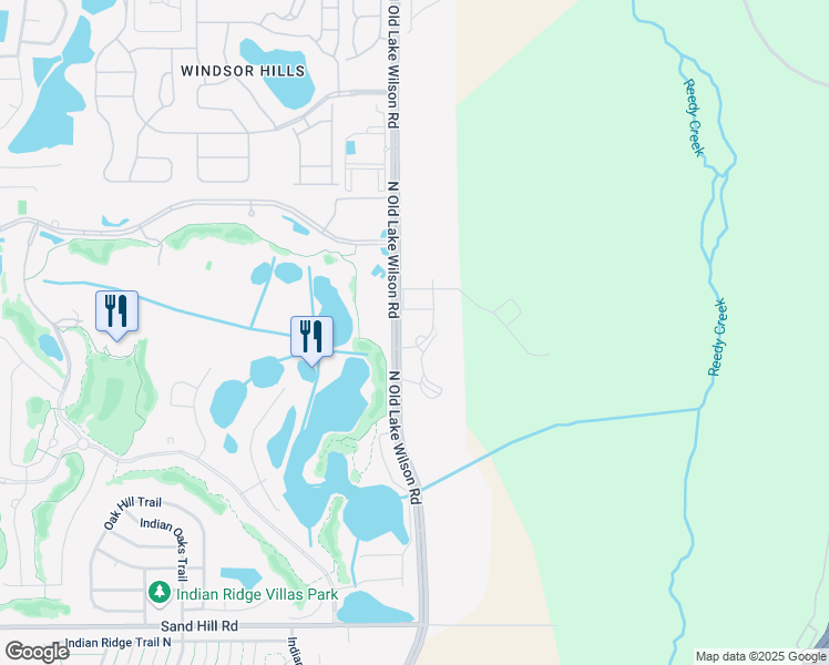 map of restaurants, bars, coffee shops, grocery stores, and more near 2184-2246 N Old Lake Wilson Rd in Kissimmee