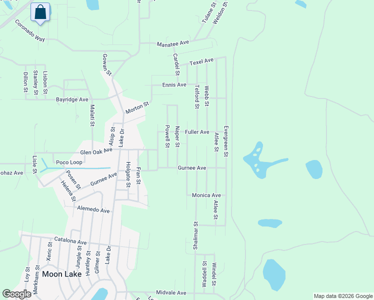 map of restaurants, bars, coffee shops, grocery stores, and more near 10736 Olsen Street in New Port Richey