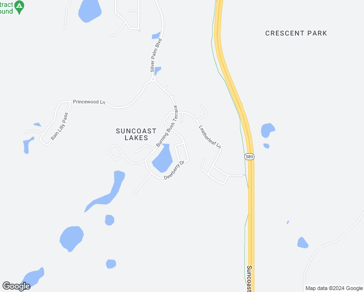 map of restaurants, bars, coffee shops, grocery stores, and more near 10723 Deerberry Drive in Land O' Lakes