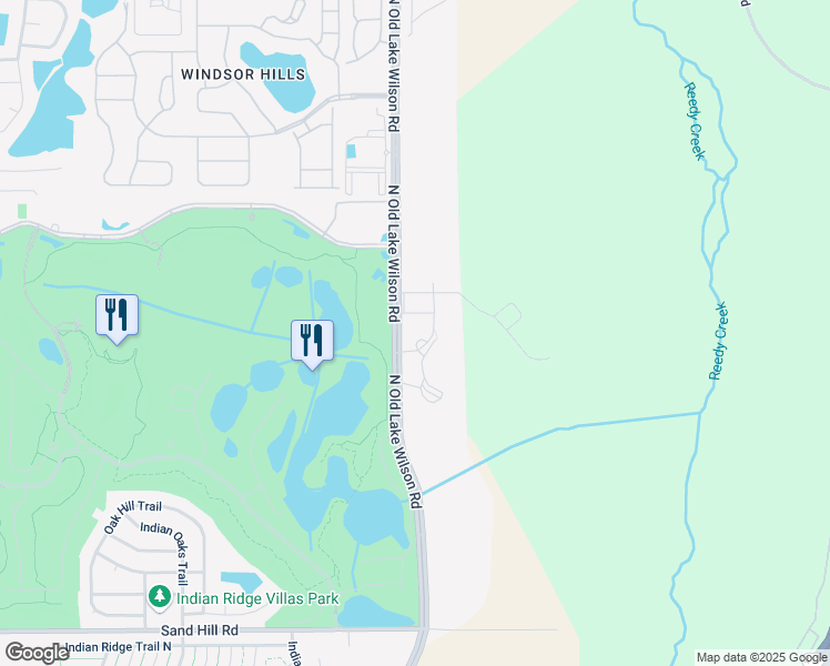 map of restaurants, bars, coffee shops, grocery stores, and more near 7503 Atlantis Way in Kissimmee