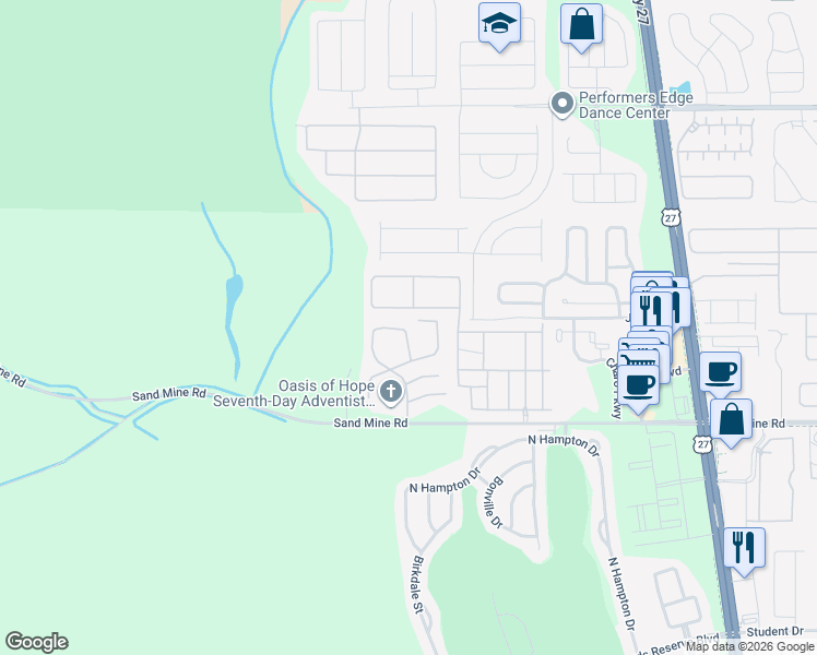 map of restaurants, bars, coffee shops, grocery stores, and more near 3724 Calabria Avenue in Davenport