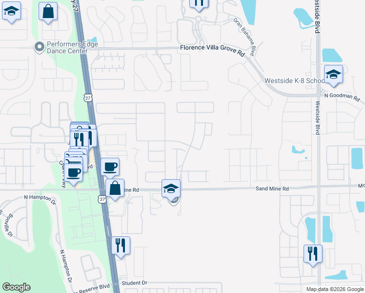 map of restaurants, bars, coffee shops, grocery stores, and more near 1176 Aloha Boulevard in Davenport